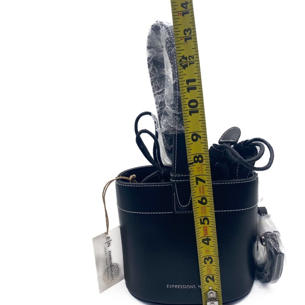 Expressions NYC Mini Bag 3 in 1 Crossbody NWT Black - Picture 5 of 7